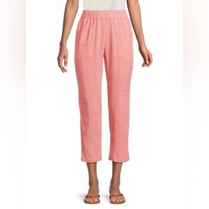 Marine Layer Paula Easy Tapered Cropped Pants Size M